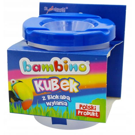 Kubek na wodę do malowania Bambino niekapek
